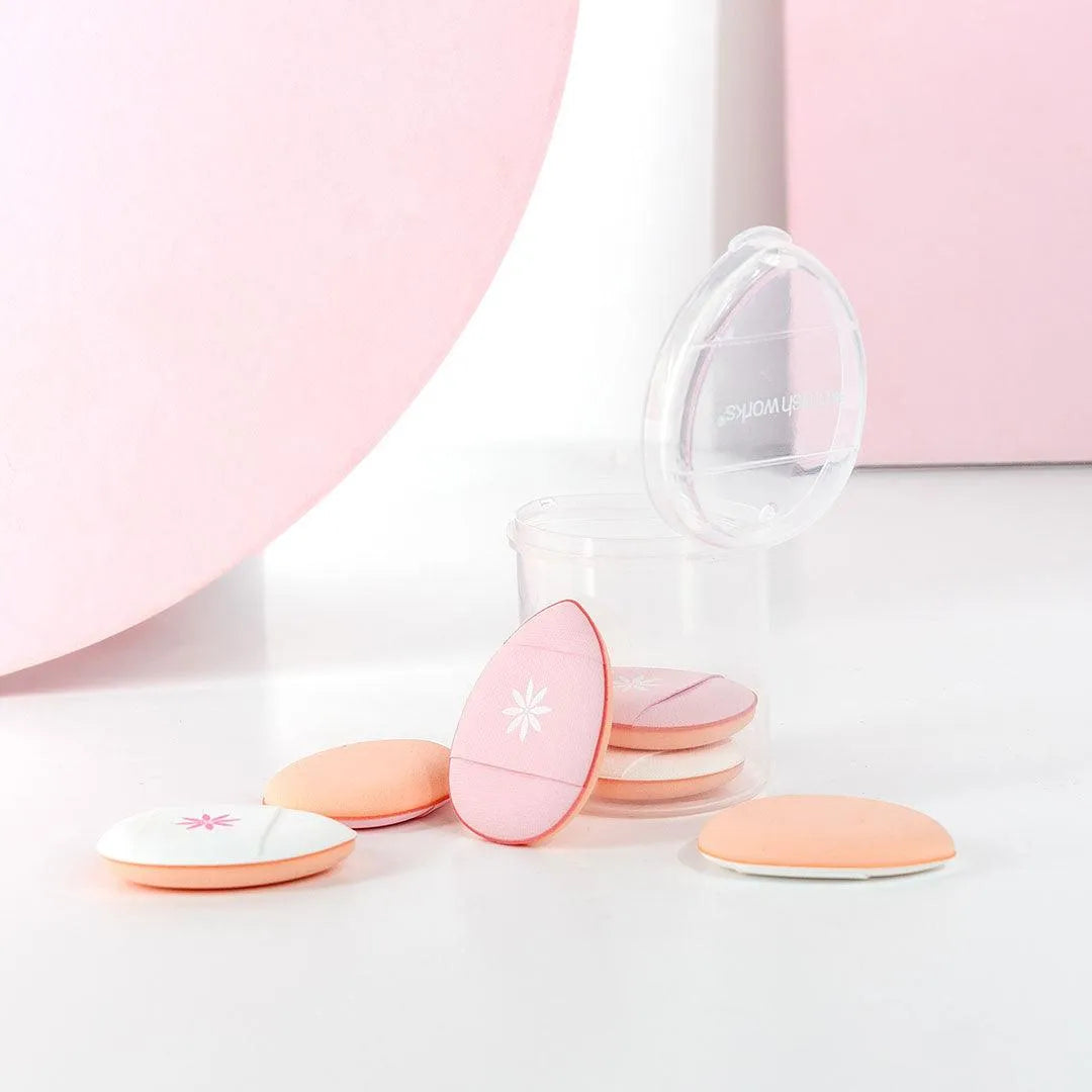 Brushworks - Mini Pillow Puffs – 6 Pack - GOLDFARMACI