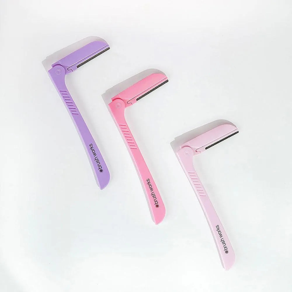 Brushworks - Precision Eyebrow Razor (Pack of 3) - GOLDFARMACI