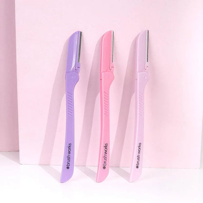 Brushworks - Precision Eyebrow Razor (Pack of 3) - GOLDFARMACI