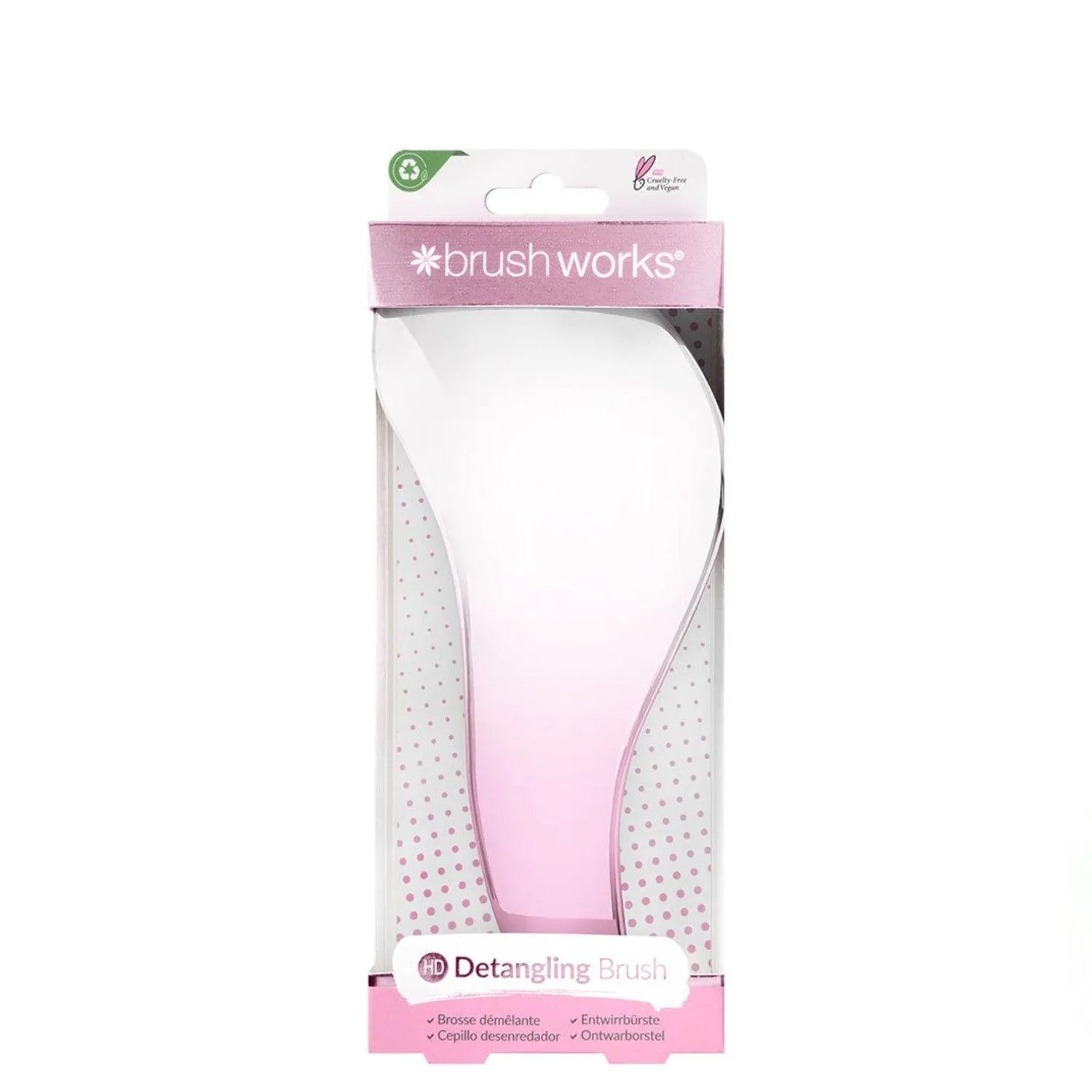 Brushworks - Professional Detangling Hair Brush - GOLDFARMACI