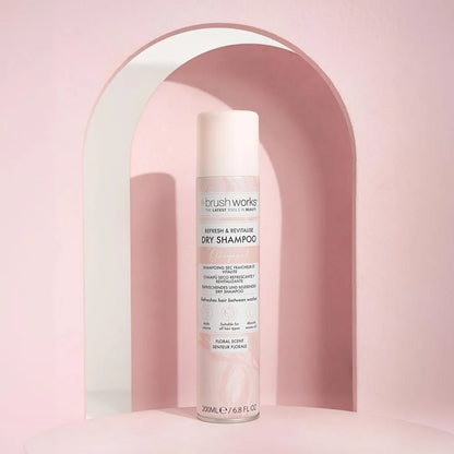 Brushworks - Refresh & Revitalise Floral Dry Shampoo 200ml - GOLDFARMACI