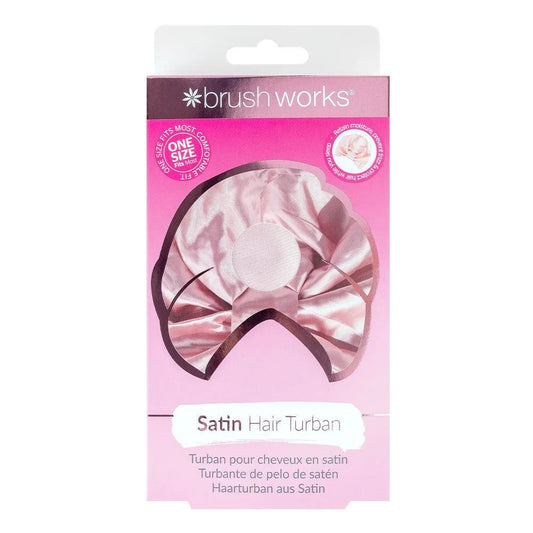 Brushworks - Satin Hair Turban - GOLDFARMACI