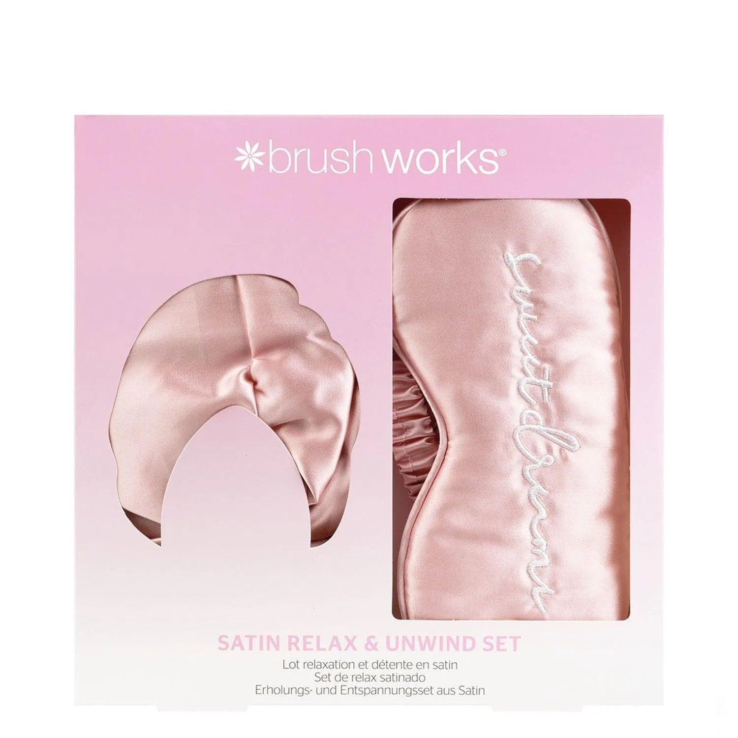 Brushworks - Satin Relax and Unwind Set - GOLDFARMACI