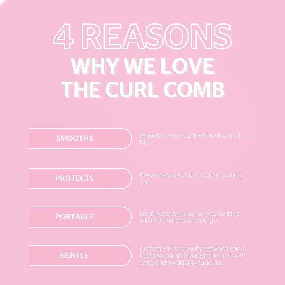 Brushworks - Smoothing Curl Comb - GOLDFARMACI