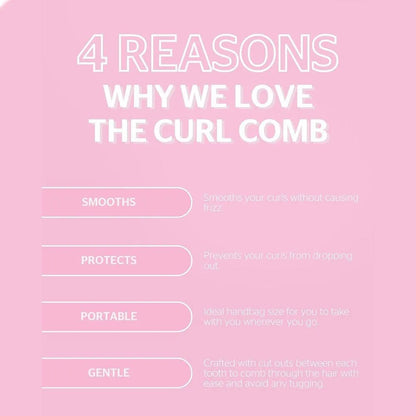 Brushworks - Smoothing Curl Comb - GOLDFARMACI