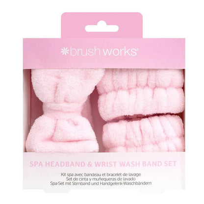 Brushworks - Spa Headband & Wrist Wash Band Set - GOLDFARMACI