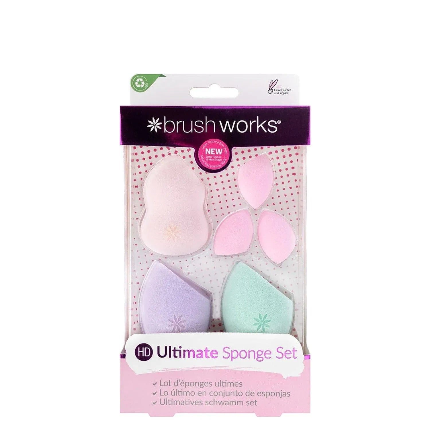 Brushworks - Ultimate Complexion Sponge Set 6 pcs - GOLDFARMACI