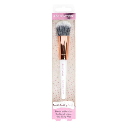 Brushworks - White & Gold Multi Tasking Brush - GOLDFARMACI