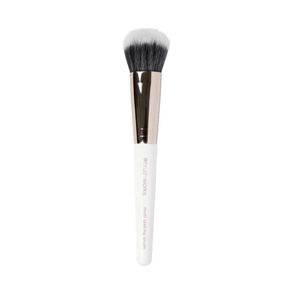 Brushworks - White & Gold Multi Tasking Brush - GOLDFARMACI