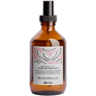Davines Naturaltech Elevating Fragrance spray bottle with eagle illustration, 250ml