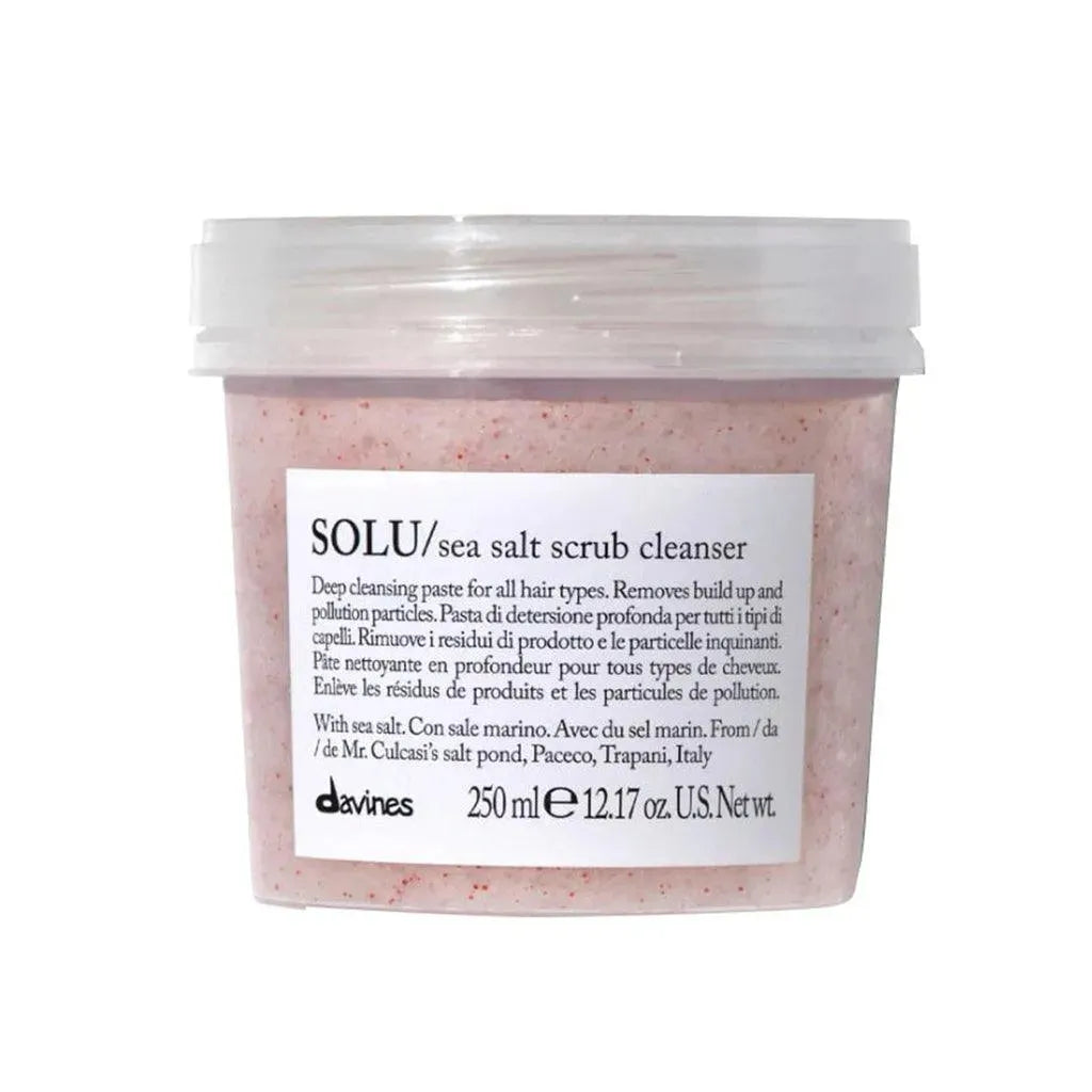 Davines - Solu Sea Salt Scrub Cleanser - GOLDFARMACI