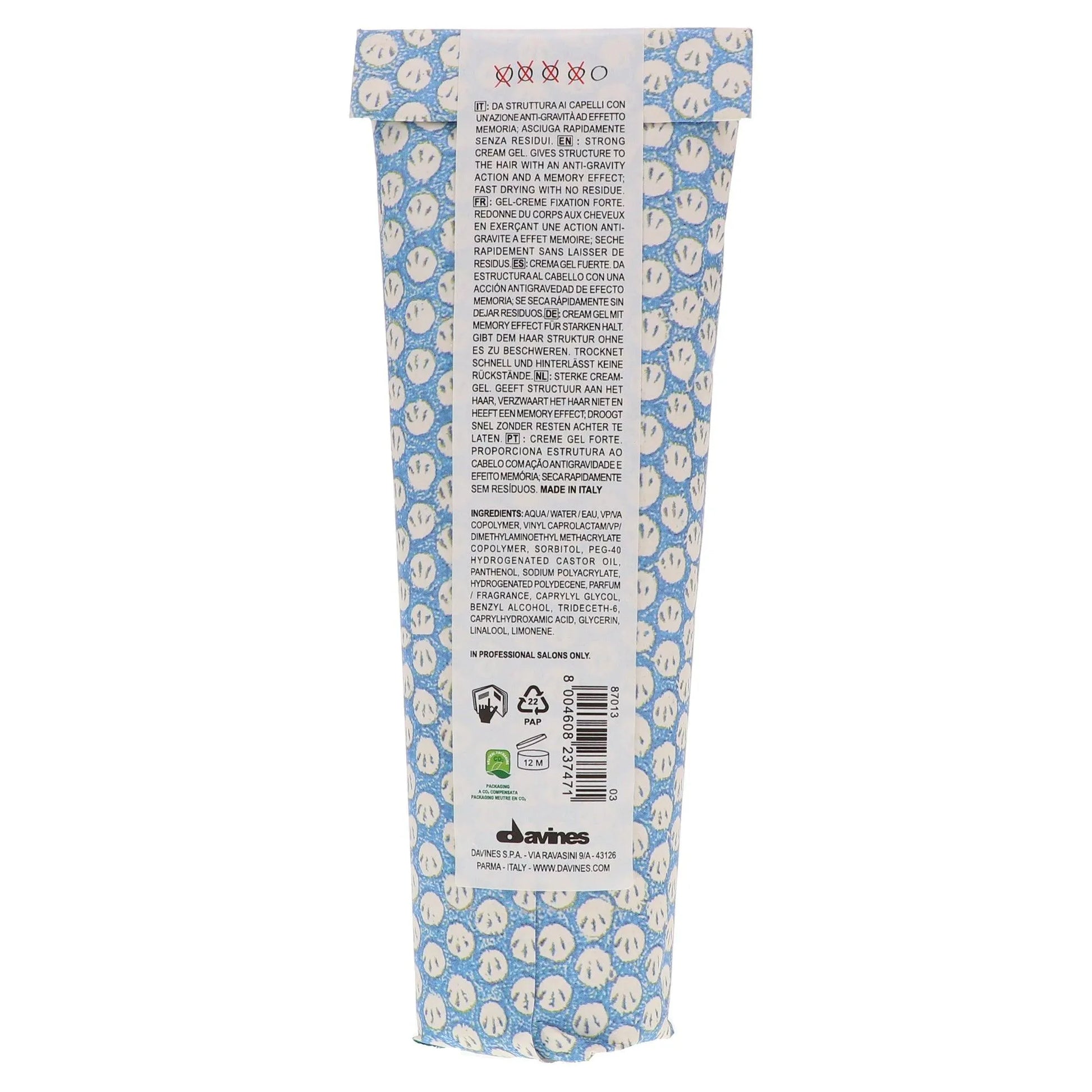 Davines - This Is A Strong Hold Cream Gel - GOLDFARMACI