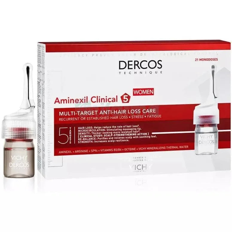 Vichy - Dercos Aminexil Clinical 5 Women - GOLDFARMACI