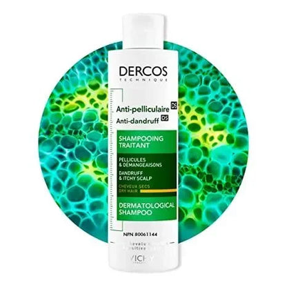 Vichy - Dercos Anti-Dandruff Shampoo for Dry Hair - GOLDFARMACI