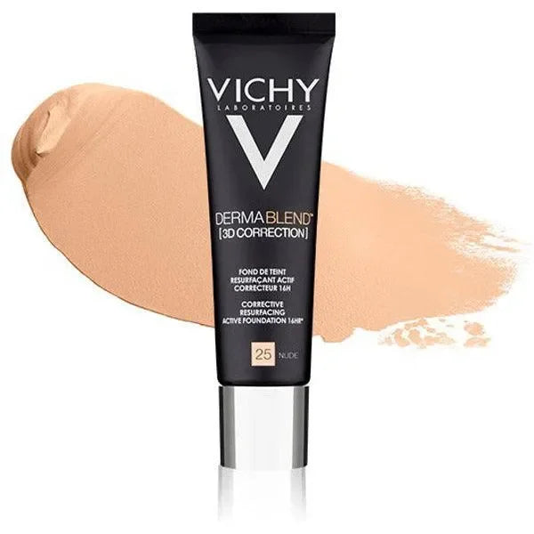 Vichy - Dermablend 3D Correction Foundation SPF25, Oily Acne Prone Skin - GOLDFARMACI