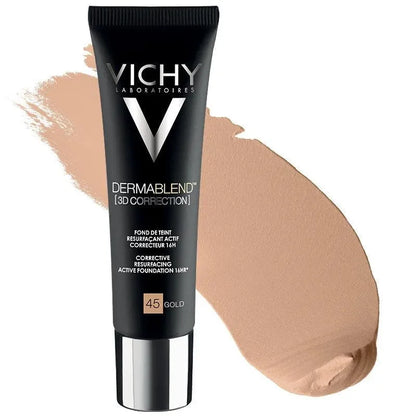 Vichy - Dermablend 3D Correction Foundation SPF25, Oily Acne Prone Skin - GOLDFARMACI