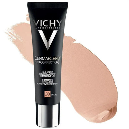 Vichy - Dermablend 3D Correction Foundation SPF25, Oily Acne Prone Skin - GOLDFARMACI