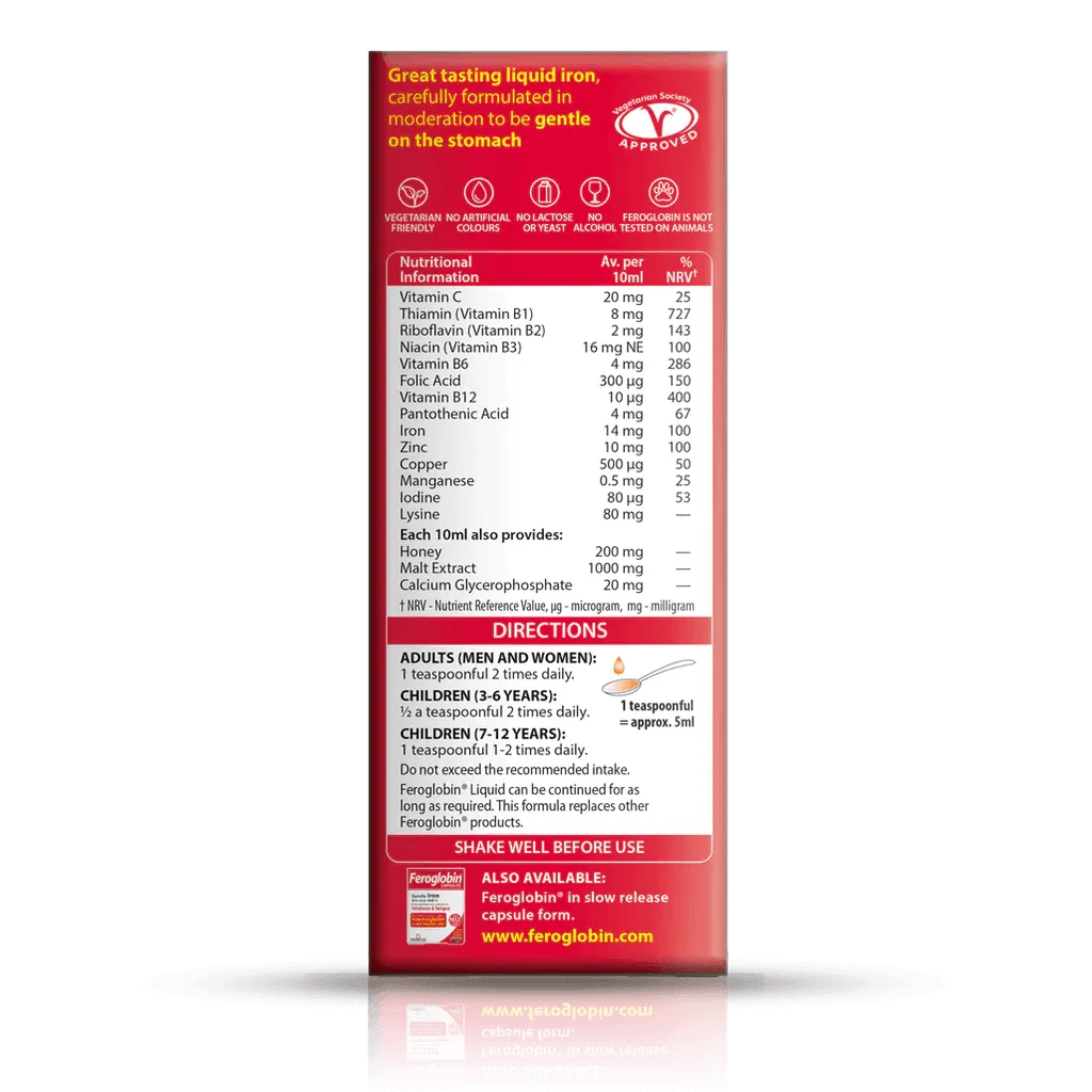 Vitabiotics - Feroglobin Liquid 200ml - GOLDFARMACI