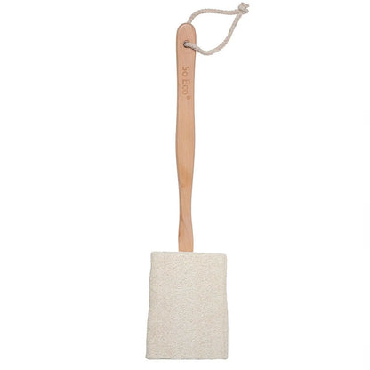 So-Eco - Flat Loofah with Wooden Handle - GOLDFARMACI