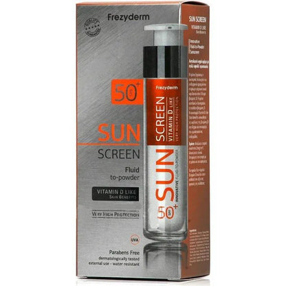 Frezyderm - Sun Screen Fluid-to-Powder SPF50+ - GOLDFARMACI
