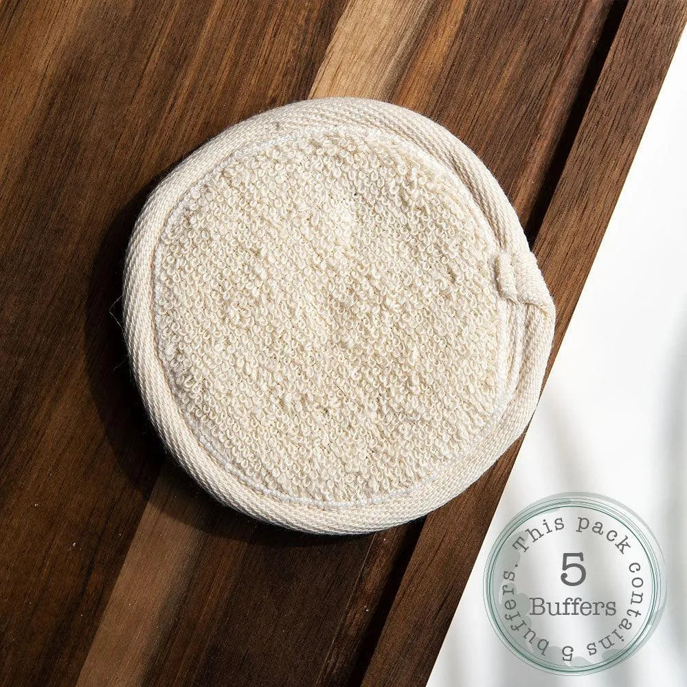 So-Eco - Gentle Facial Buffers – 5 Pack - GOLDFARMACI