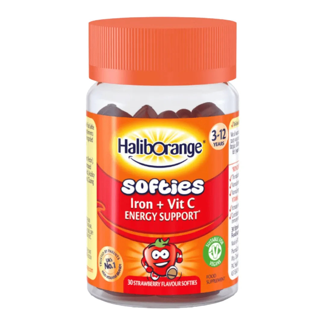 Haliborange - Softies Iron + Vitamin C *30gel - GOLDFARMACI