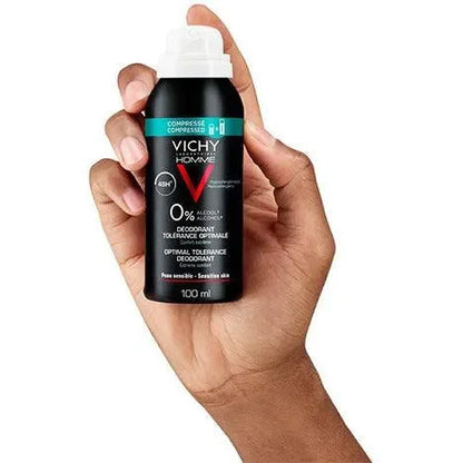 Vichy - Homme 48H Optimal Tolerance Deodorant Spray - GOLDFARMACI