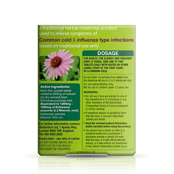 Vitabiotics - Immunace with Echinacea - GOLDFARMACI