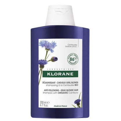 Klorane - Anti-Yellowing Shampoo with Organic Centaurea - GOLDFARMACI