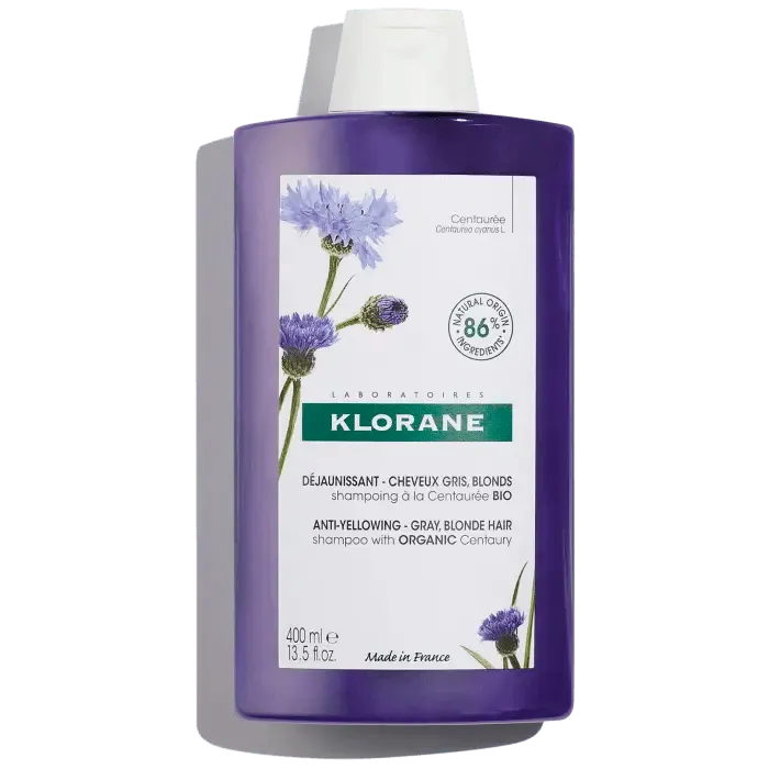 Klorane - Anti-Yellowing Shampoo with Organic Centaurea - GOLDFARMACI