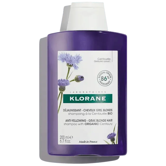 Klorane - Anti-Yellowing Shampoo with Organic Centaurea - GOLDFARMACI