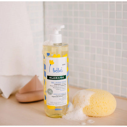 Klorane - Baby - Gentle Cleansing Gel with Calendula - GOLDFARMACI