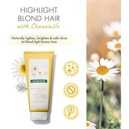 Klorane - Blond Highlights Conditioner with Chamomile - GOLDFARMACI