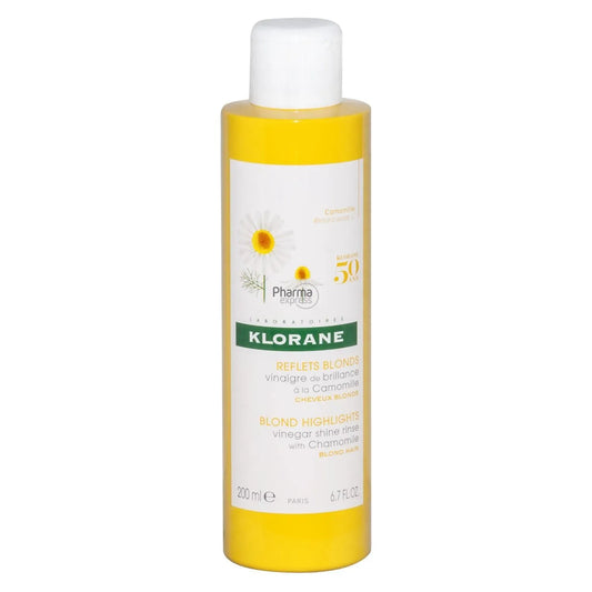 Klorane - Blond Highlights Vinegar Shine Rinse with Chamomile - GOLDFARMACI