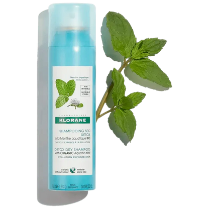 Klorane - Detox Dry Shampoo with Aquatic Mint - GOLDFARMACI