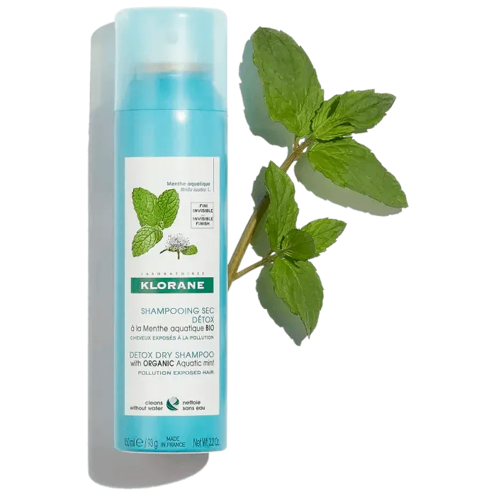 Klorane - Detox Dry Shampoo with Aquatic Mint - GOLDFARMACI
