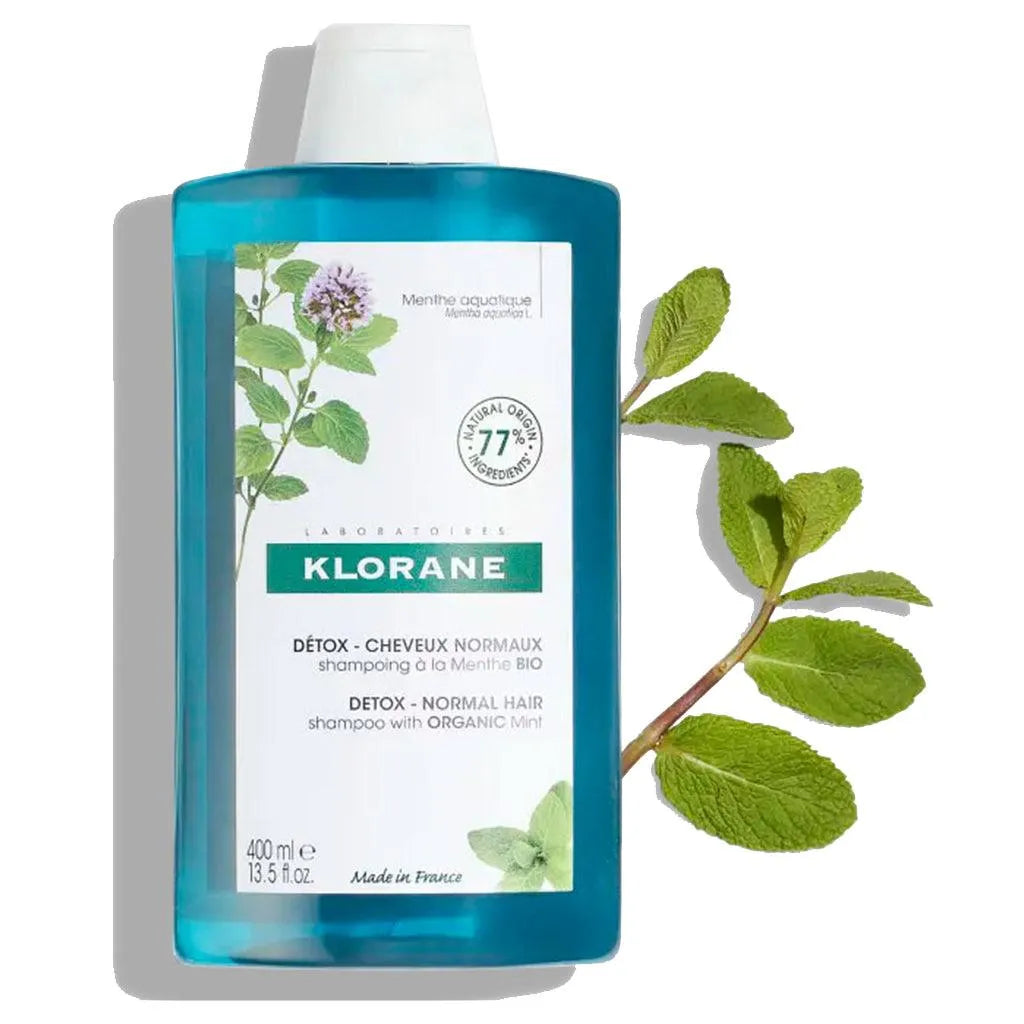 Klorane - Detox Shampoo with Aquatic Mint - GOLDFARMACI