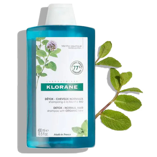 Klorane - Detox Shampoo with Aquatic Mint - GOLDFARMACI
