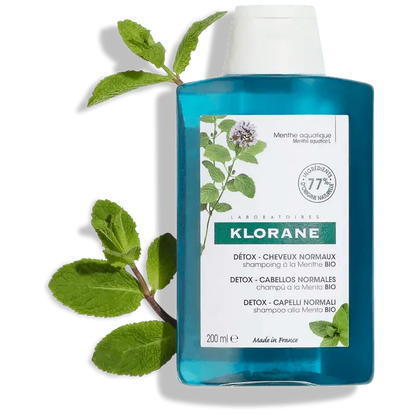Klorane - Detox Shampoo with Aquatic Mint - GOLDFARMACI