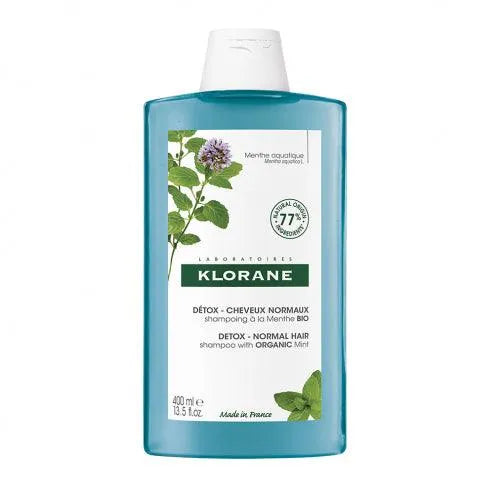Klorane - Detox Shampoo with Aquatic Mint - GOLDFARMACI
