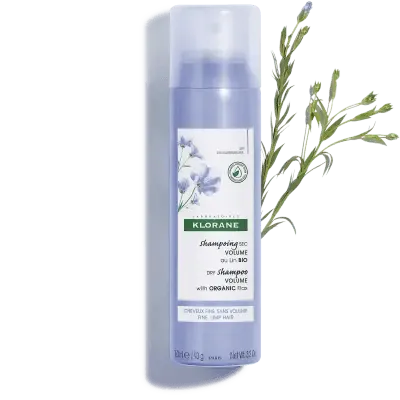 Klorane - Volumising Dry shampoo with Organic Flax - GOLDFARMACI
