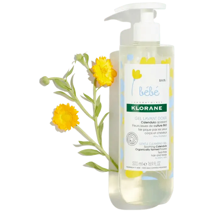 Klorane - Baby - Gentle Cleansing Gel with Calendula - GOLDFARMACI