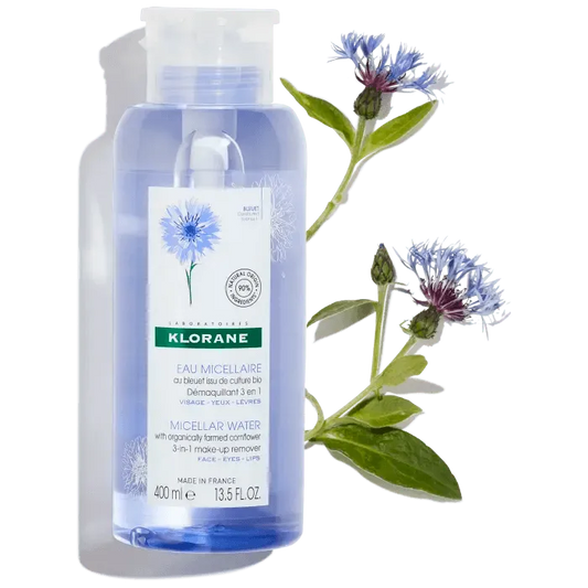 Klorane - Micellar cleansing water with Organic Cornflower - GOLDFARMACI