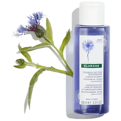 Klorane - Waterproof Eye Makeup Remover with Cornflower - GOLDFARMACI