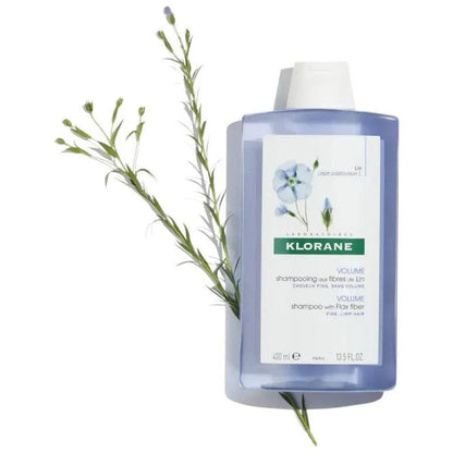 Klorane - Volumising Shampoo with Organic Flax - GOLDFARMACI