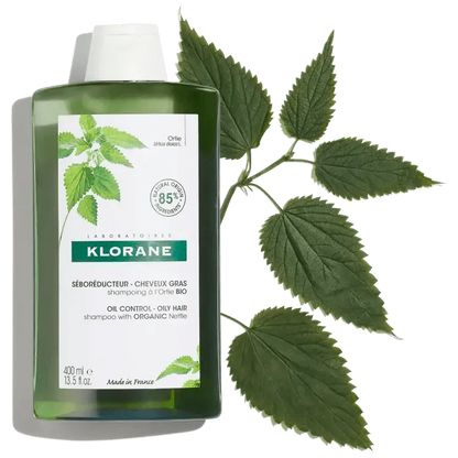 Klorane - Oil Control Shampoo with Organic Nettle - GOLDFARMACI