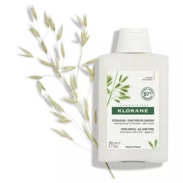 Klorane - Organic Oat Shampoo - All Hair Types - GOLDFARMACI