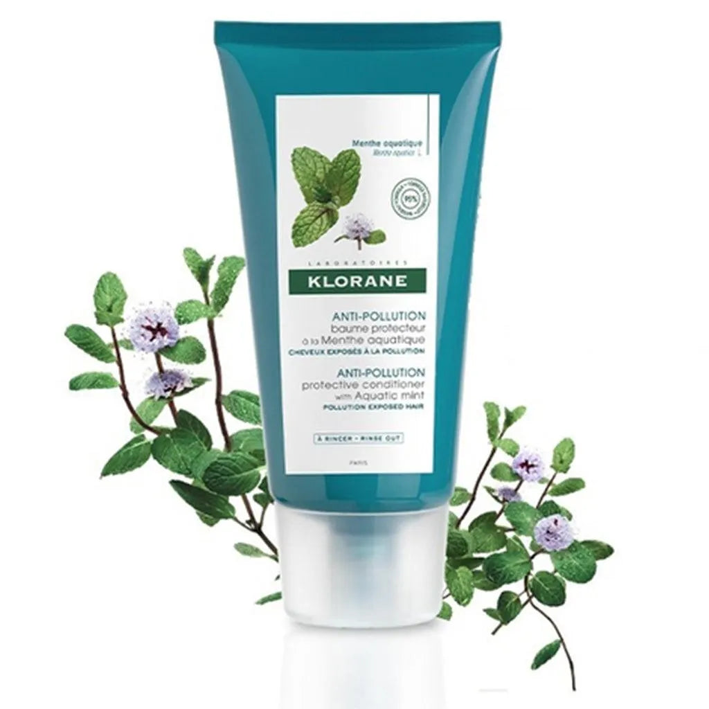 Klorane - Protective Conditioner with Aquatic Mint - GOLDFARMACI