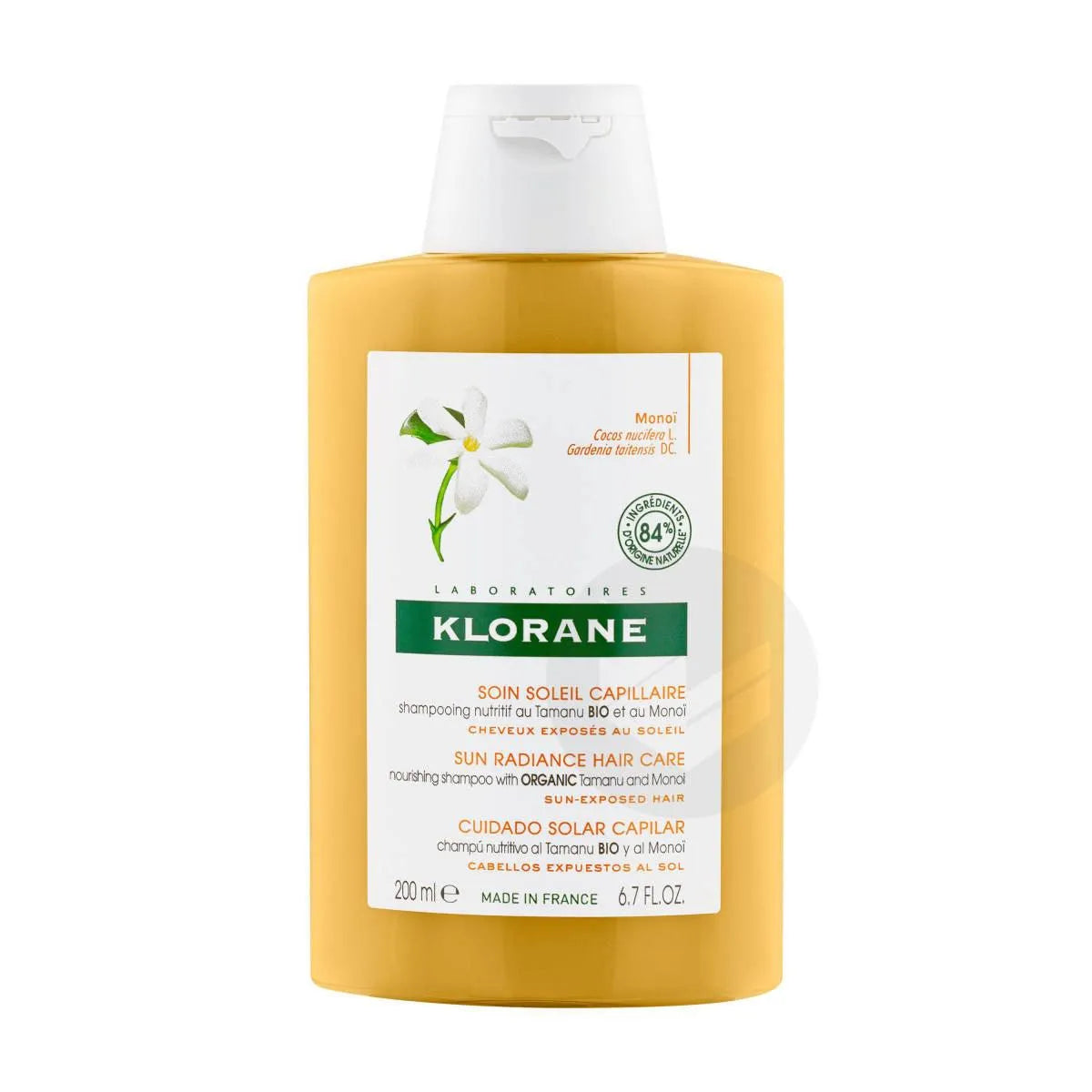 Klorane - Nourishing Shampoo with Organic Tamanu and Monoï - GOLDFARMACI