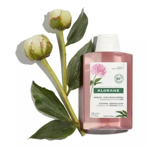 Klorane - Soothing Shampoo with Organic Peony - Sensitive scalp - GOLDFARMACI